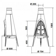 Печь на дровах Invicta Pow-Wow