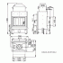 Каминная топка HOXTER HAKA 63/51 Wa+ с внешним розжигом,дополнительной мощностью