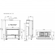 КАМИННАЯ ТОПКА HOXTER HAKA 89/45W TUNNEL