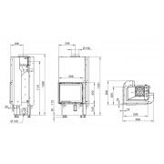 Камінна топка HOXTER ECKA 50/35/45Wh