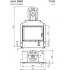 Каминная топка Hoxter HAKA 78/57,стальной теплообменник