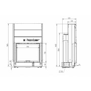 Каминная топка Hoxter HAKA 89/72 h