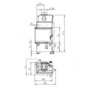 Каминная топка Hoxter ECKA 50/35/45