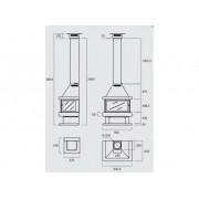 Каминная печь Rocal Barbara 90