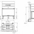 КАМИННАЯ ТОПКА Hoxter UKA 37/95/37/57 h