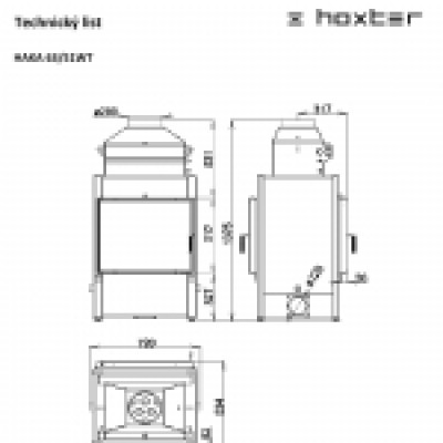 Каминная топка Hoxter HAKA 63/51 W Tunnel