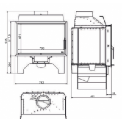 Каминная топка KFD ECO iLUX 90+