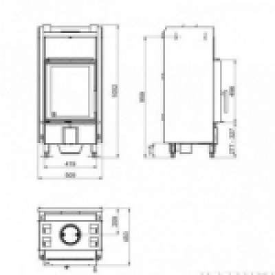 Каминная топка Scan 5001