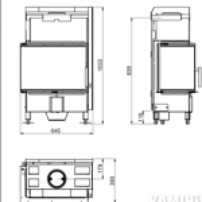 Каминная топка Scan 5003 FL/FR