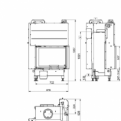 Каминная топка Scan 5004 FL/FR