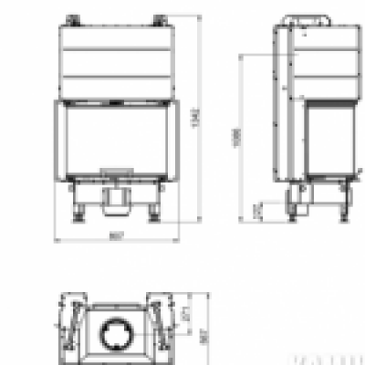 Каминная топка Scan 5004 FLR