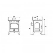 Чугунная печь NORDFLAM ARGOS