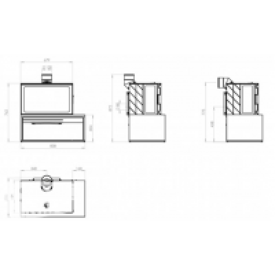 Печь-камин Plamen Eco Minimal 50